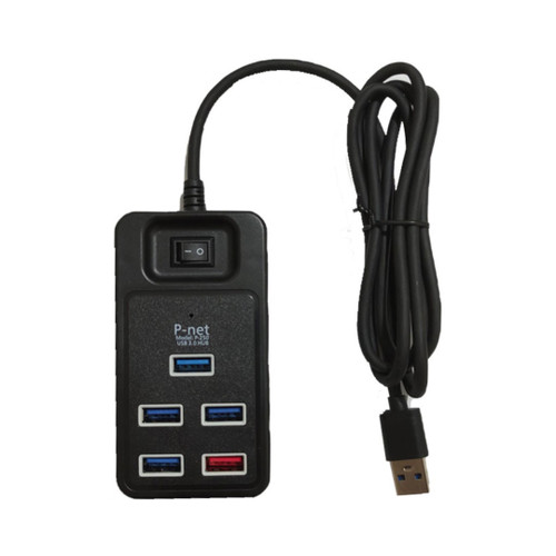 هاب 5 پورت 03 کلیددار سیم 1.20 اداپتور خور