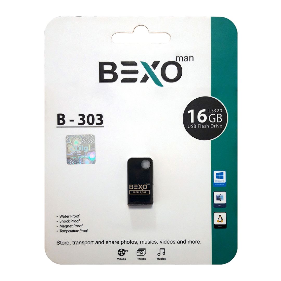 فلش 16 گیگ Usb02 Bexo گارانتی مادام تسویه دار