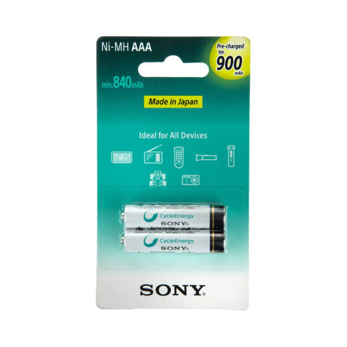 باطری نیم قلمی شارژی 1550mAh سونی اصلی بسته دو عددی