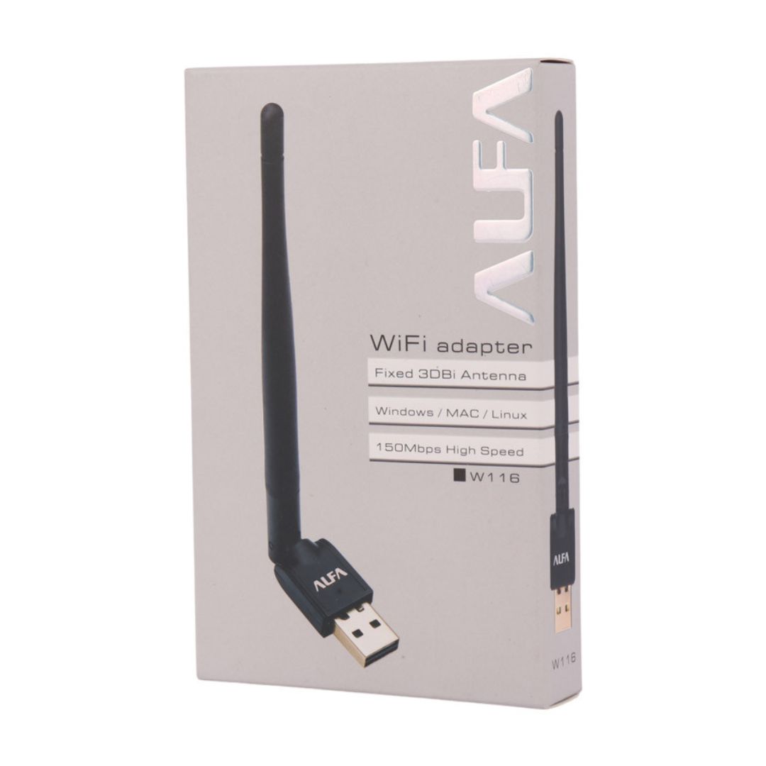کارت شبکه USB انتن بلند Alfa W116