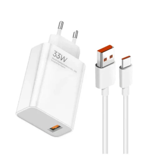 شارژر 33 واتی mi همراه کابل اصلی توربو شارژ با یکسال ضمانت