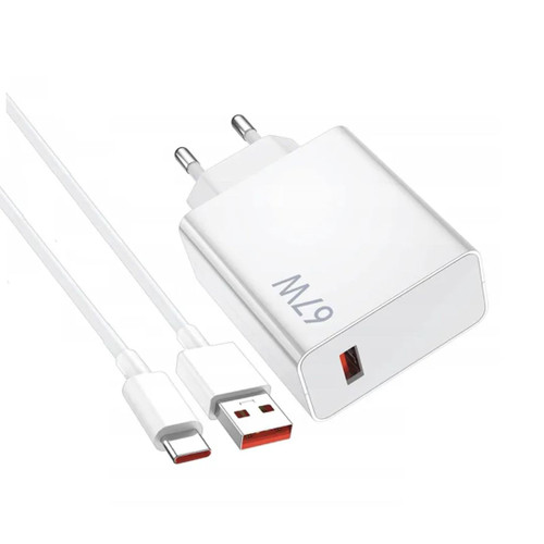 mi شارژر 67 واتی همراه کابل اصلی توربو شارژ با یکسال ضمانت