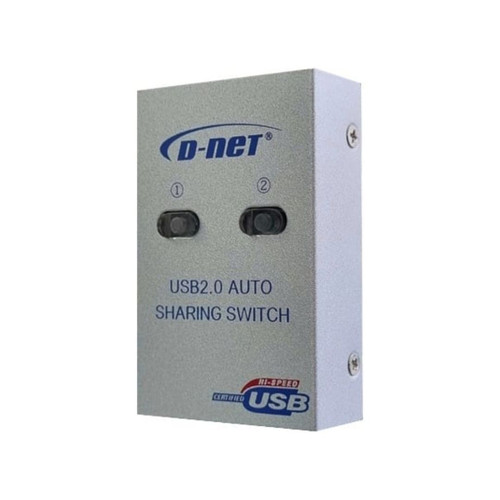 سوییچ 2 پورت اتومات USB فلزی دی نت