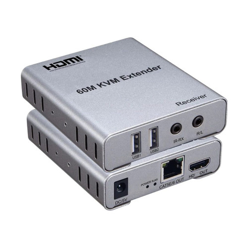 تقویت HDMI همراه USB تا متراژ 120 متر تحت شبکه