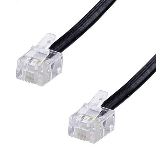 کابل و سیم خط تلفن 1 متری مشکی