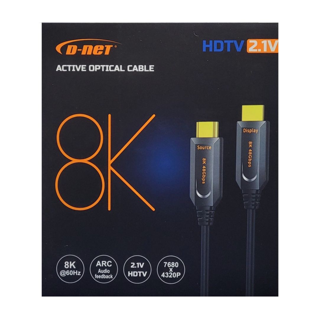 کابل HDMI 8K دی نت 10 متری ورژن 2.1