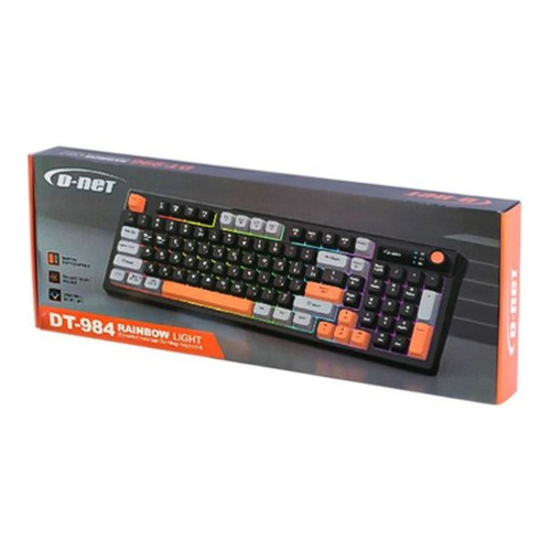کیبورد سیم دار Dt 984 RGB مکانیکال دی نت