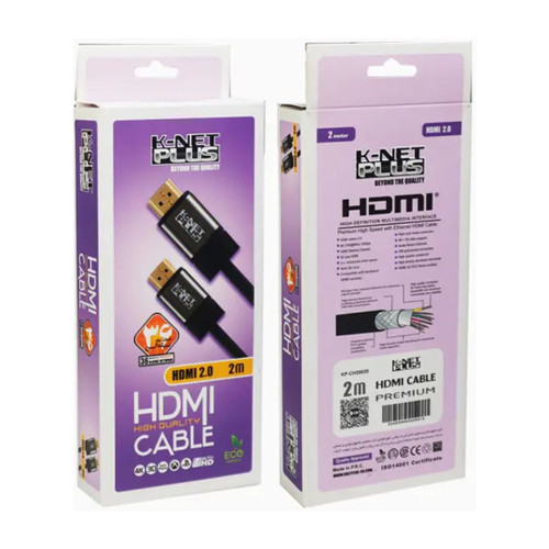 Hdmi cable v2 Knet plus 4k 3m