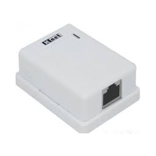KEYSTONE BOX CAT6 UTP 1 PORT