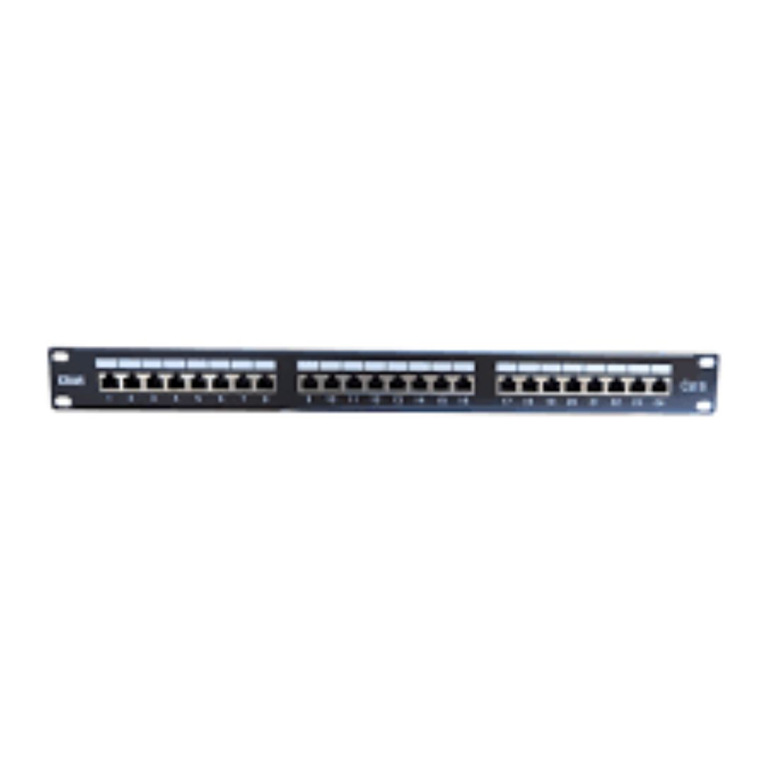 PATCH PANEL 24 PORT CAT6 UTP KNET LODED
