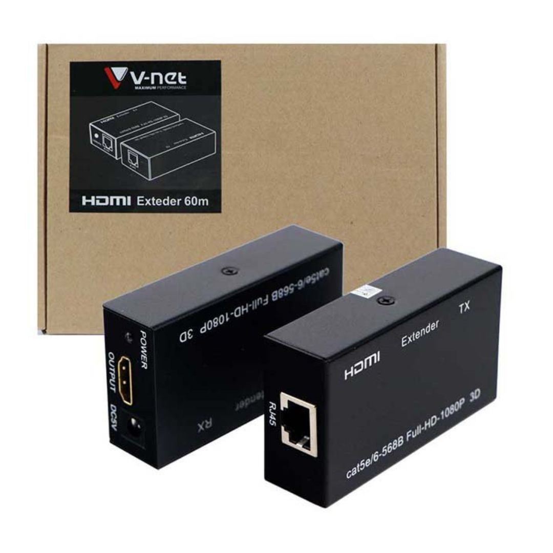 مبدل HDMI وی نت 60 متری